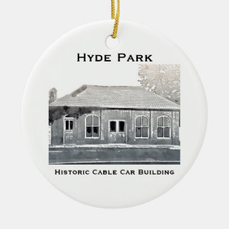 Hyde Park's Historic Cable Car Ornament