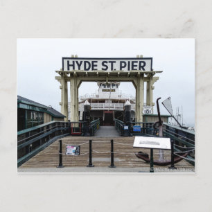 Hyde St. Pier San Francisco, California Postcard