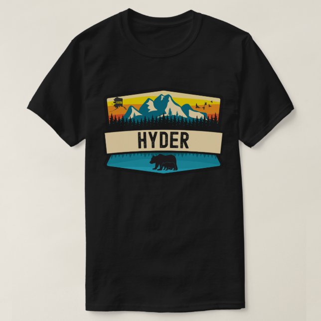 Hyder, Alaska T-Shirt (Design Front)
