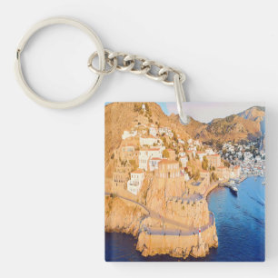 HYDRA - Castle of Kavos - harbour Key Ring