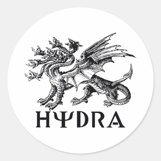 Hydra Classic Round Sticker (Front)