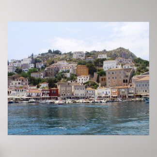 Hydra Island Greece Poster