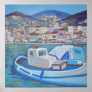 Hydra Island, Greece Poster