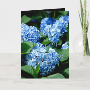 Hydrangea 2480 Sympathy - change to any occasion Card