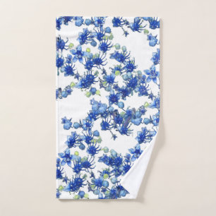 Hydrangea (BGC Transparent) Hand Towel