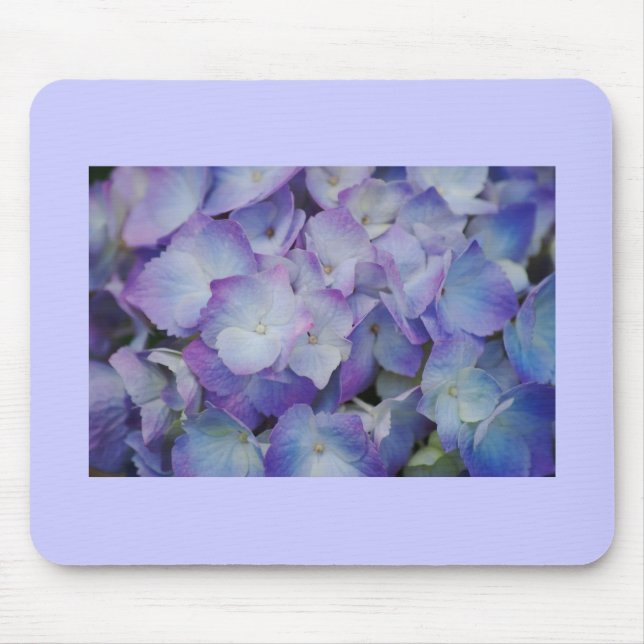 Hydrangea Blooms Mouse Mat (Front)