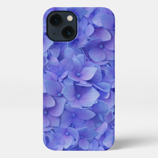 Hydrangea Blue iPhone Case (Back)