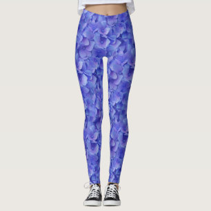 Hydrangea Blue Leggings