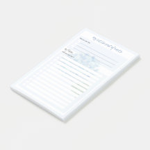 Hydrangea Blue 'My Little Pad of Lists' by LeahG