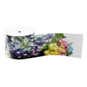Hydrangea Bouquet Grosgrain Ribbon