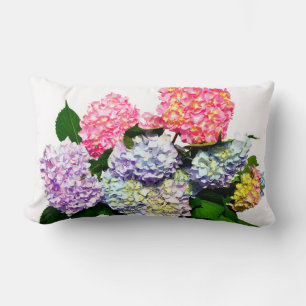 Hydrangea Bouquet Lumbar Cushion