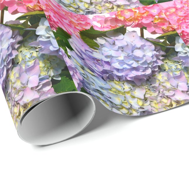 Hydrangea Bouquet Wrapping Paper (Roll Corner)
