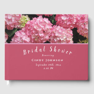 Hydrangea  Bridal Shower Guest Book