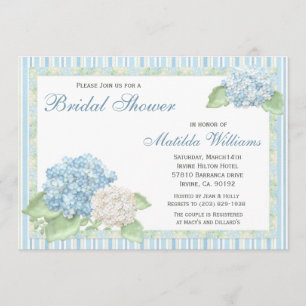 Hydrangea Bridal Shower Invitation