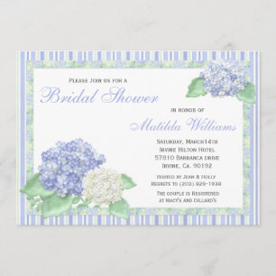Hydrangea Bridal Shower Invitation