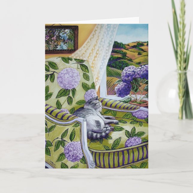 Hydrangea Card (Front)