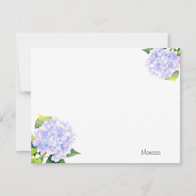 Hydrangea Card (Front)