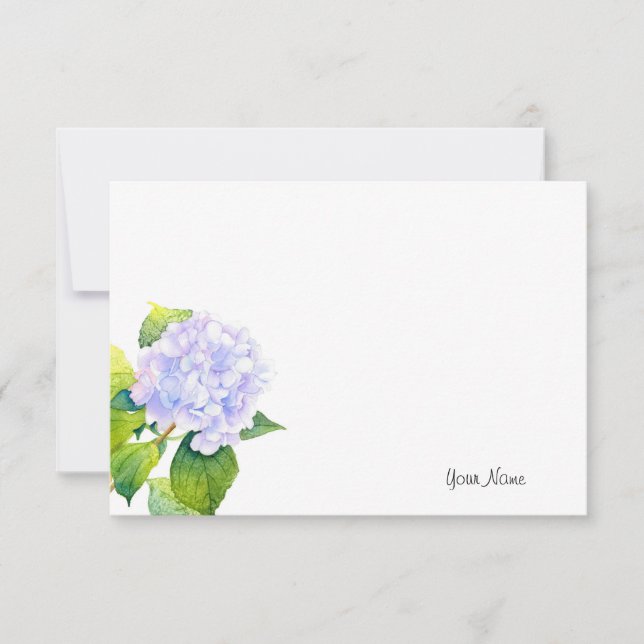 Hydrangea Card (Front)