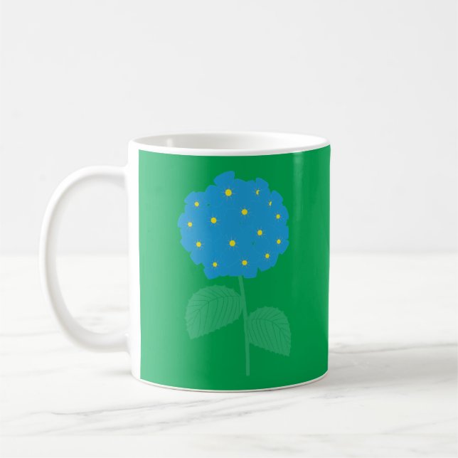 Hydrangea Coffee Mug (Left)