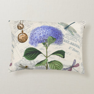 Hydrangea Collage Decorative Cushion