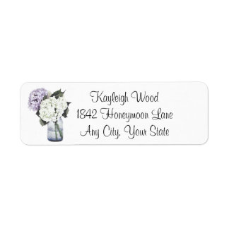 Hydrangea Dreams Return Address Labels