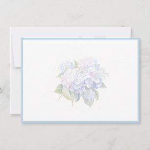 Hydrangea Flat Note Card