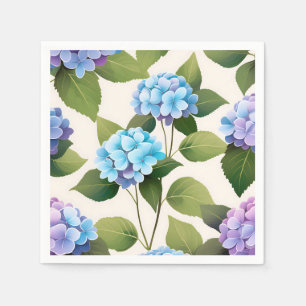Hydrangea Floral Pattern Napkin