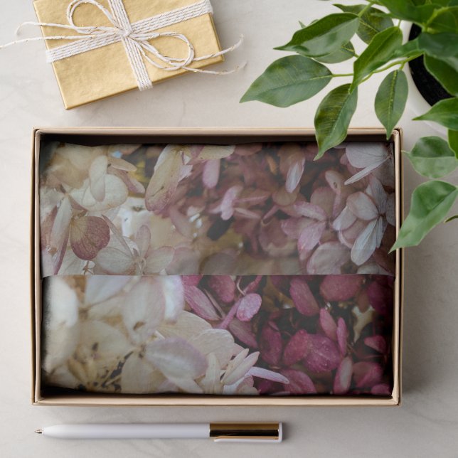 Hydrangea Floral Photo Tissue Paper (Gift)
