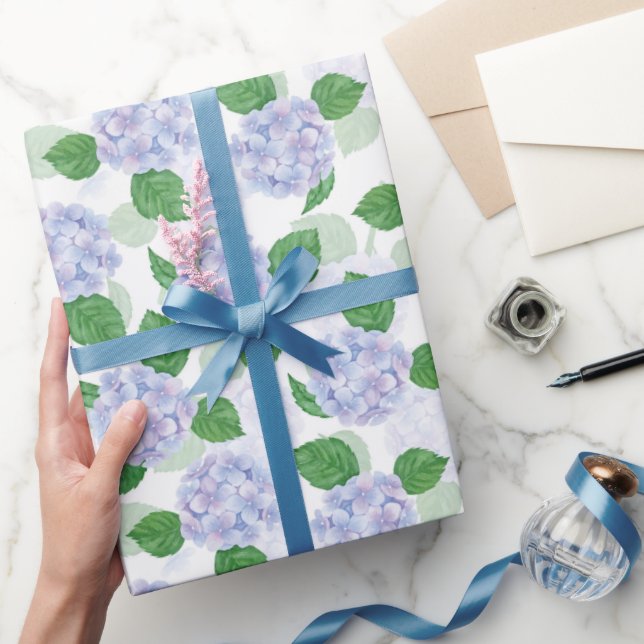 Hydrangea Floral Wrapping Paper (Gifting)