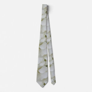 Hydrangea Flowers Floral White Elegant Blossom Tie