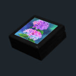 Hydrangea Flowers Gift Box<br><div class="desc">Beautiful Hydrangea Flowers Gift Boxes - MIGNED Art Painting - Customisable</div>