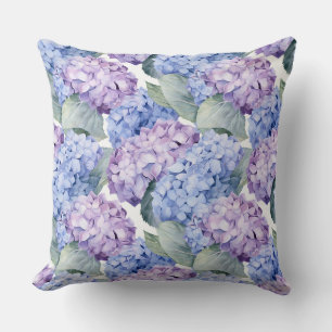 Hydrangea Flowers Pillow