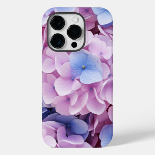 Hydrangea Flowers Seamless Pattern Case-Mate iPhone 14 Pro Case