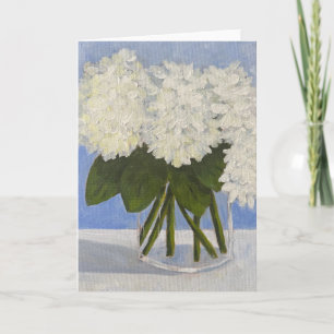 Hydrangea Folded Note Card