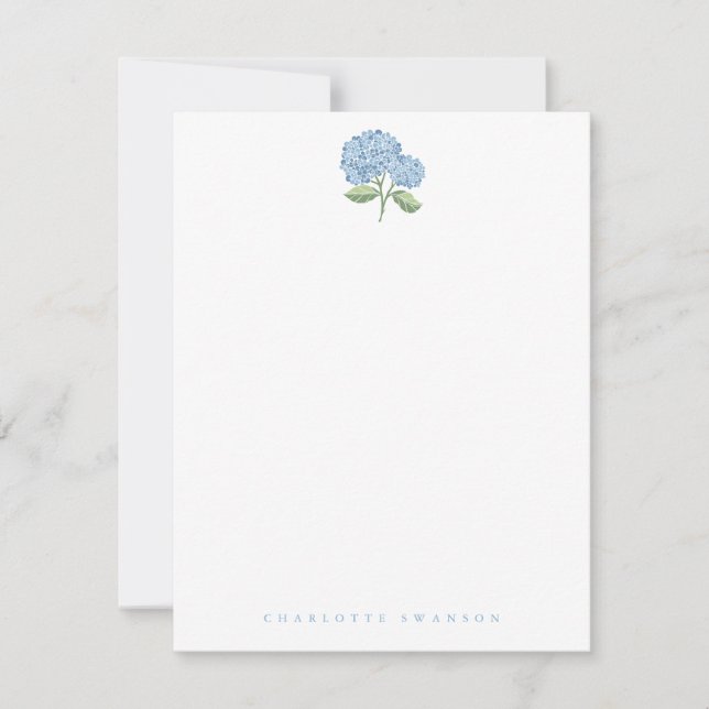 Hydrangea Garden Card (Front)