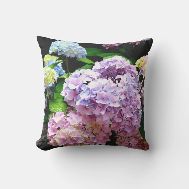 Hydrangea Garden  Cushion (Front)