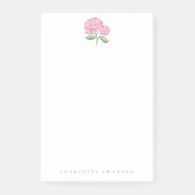 Hydrangea Garden Post-it Notes (Front)