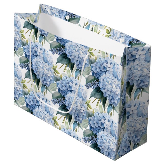 Hydrangea Gift Bag (Front Angled)