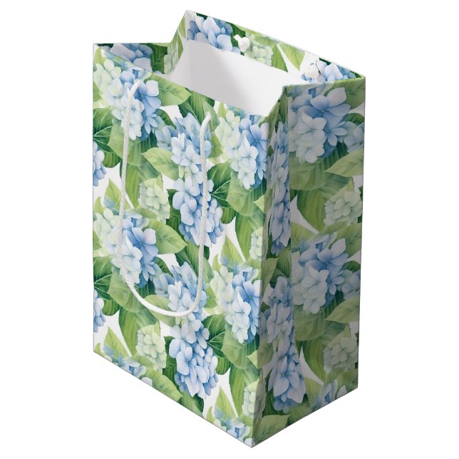 Hydrangea Gift Bag (Front Angled)