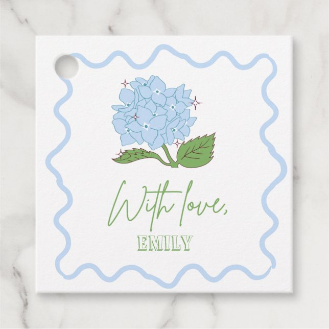 Hydrangea Gift Tag (Front)