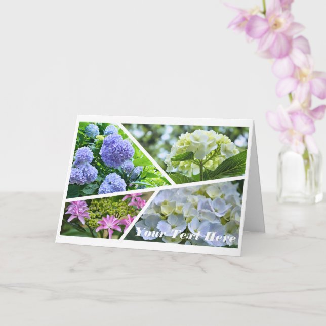 Hydrangea [Greeting Card] カード Card (Orchid)