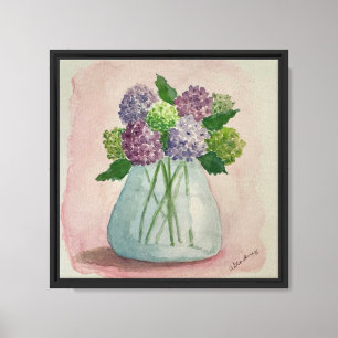 Hydrangea in Hush Print of Original Watercolor