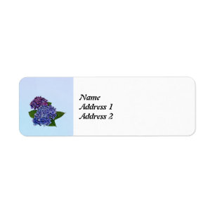 Hydrangea in Shades of Purple Save the Date