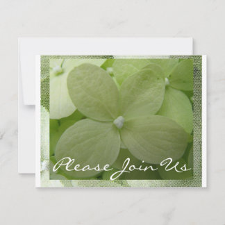 Hydrangea Invitation