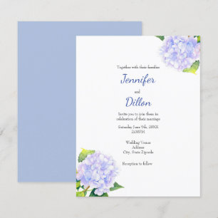Hydrangea Invitation