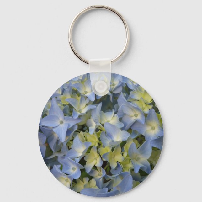 Hydrangea Key Ring (Front)