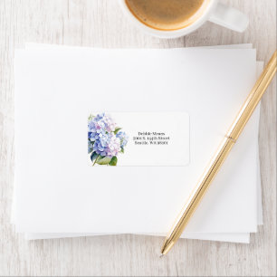 Hydrangea Mailing Address Label