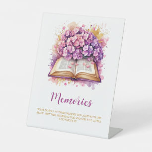 Hydrangea Memories with the Bride Sign