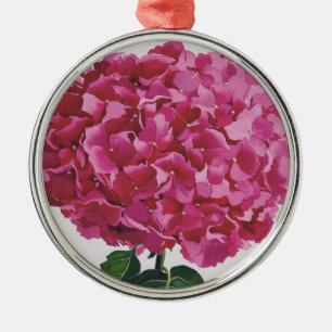 Hydrangea Metal Tree Decoration