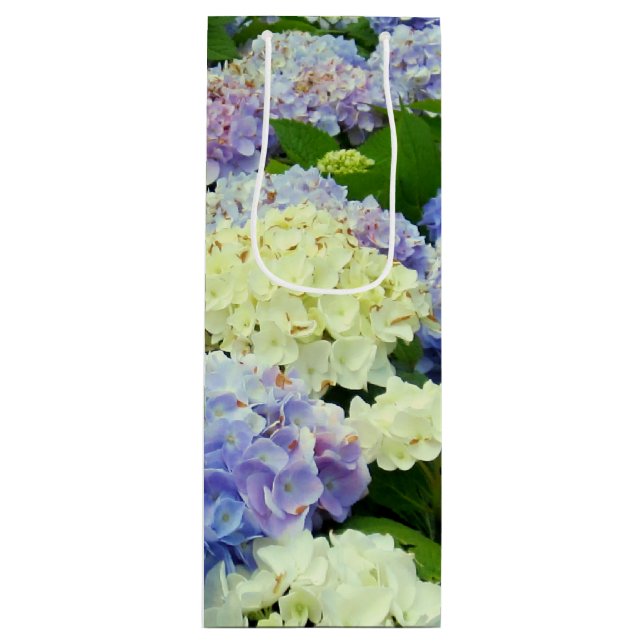 Hydrangea Mix-WINE GIFT BAG (Front)